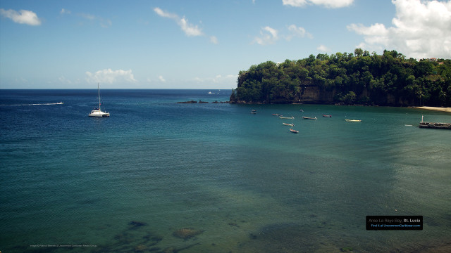 Anse La Raye Bay, St. Lucia