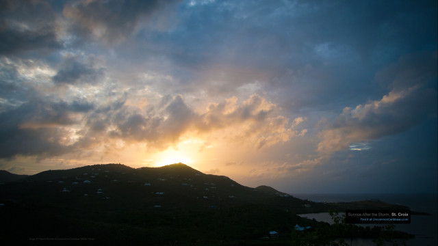 Sunrise After the Storm, St. Croix