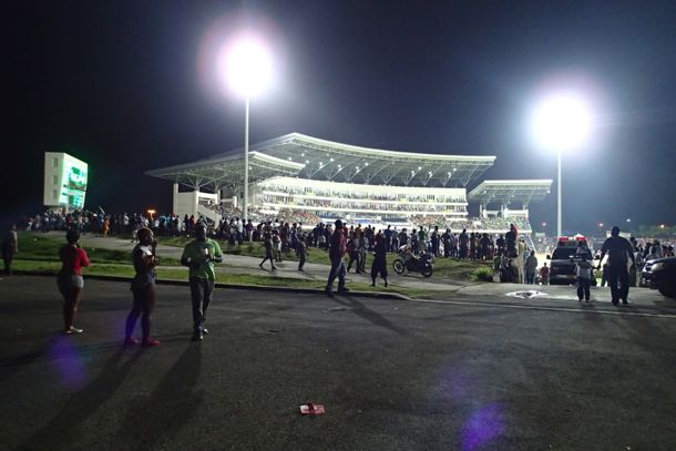 Entering Sir Vivian Richards Stadium North Stands | SBPR