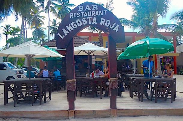 Bar, Restaurant Langosta Roja in Bavaro, Dominican Republic | Credit: Zickie Allgrove