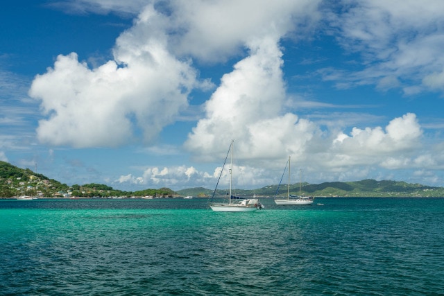 Sailing in the Grenadines by Patrick Bennett