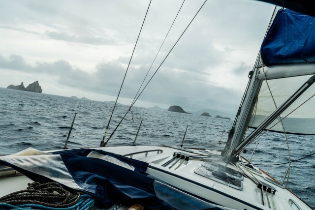 Sailing in the Grenadines by Patrick Bennett