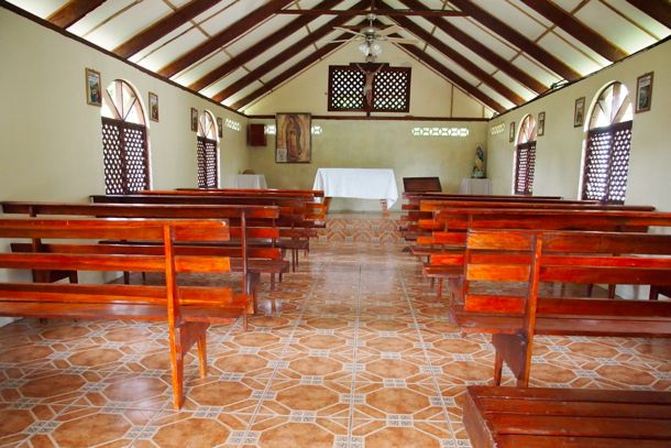 Inside Tortuguero Catholic Church | SBPR