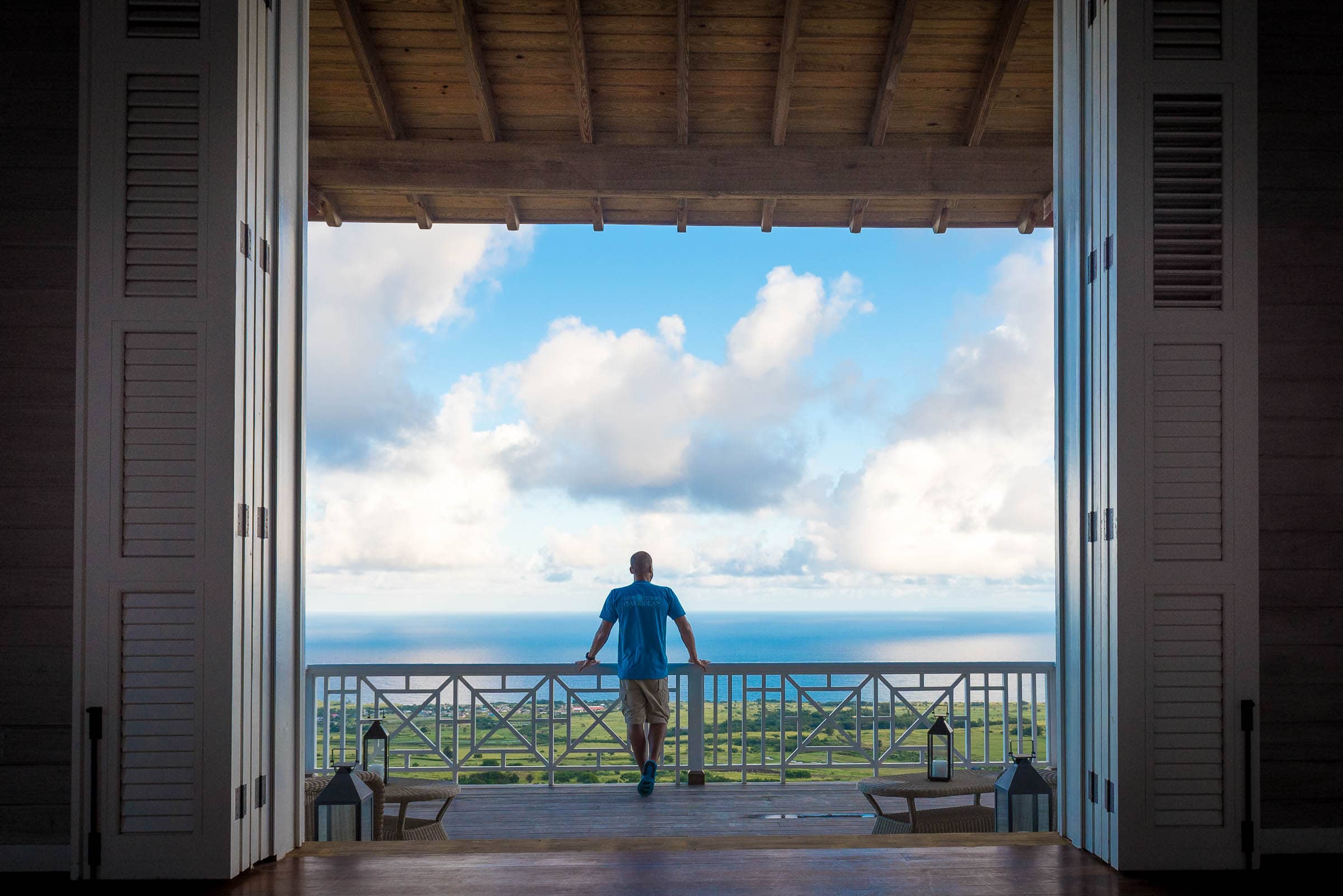 The Lookout at Belle Mont Farm on Kittitian Hill by Patrick Bennett