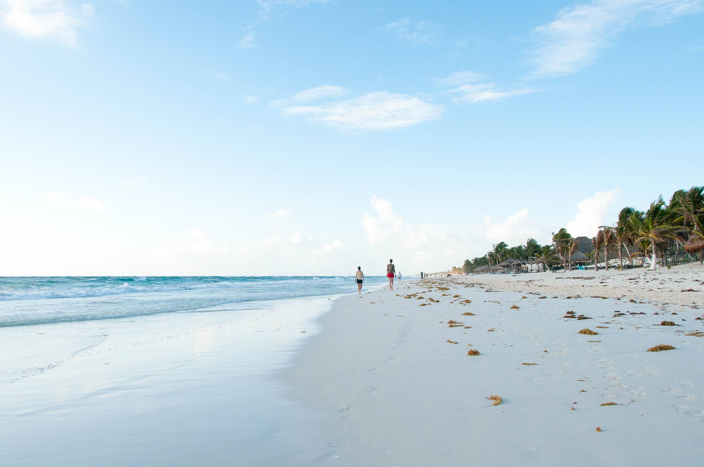 Walk on The Beach, Tulum by Patrick Bennett