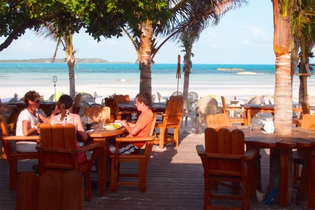 Seaside seating at Bugaloo's Conch Crawl | SBPR