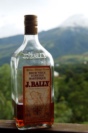Rhum J. Bally Rhum Vieux in the shadow of Mount Pelée, Martinique | SBPR