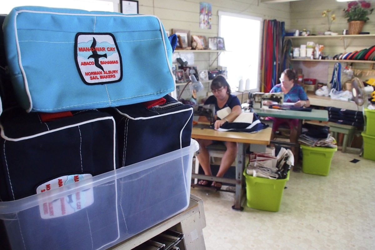 Hand-made Norman Albury Sail Makers Bag