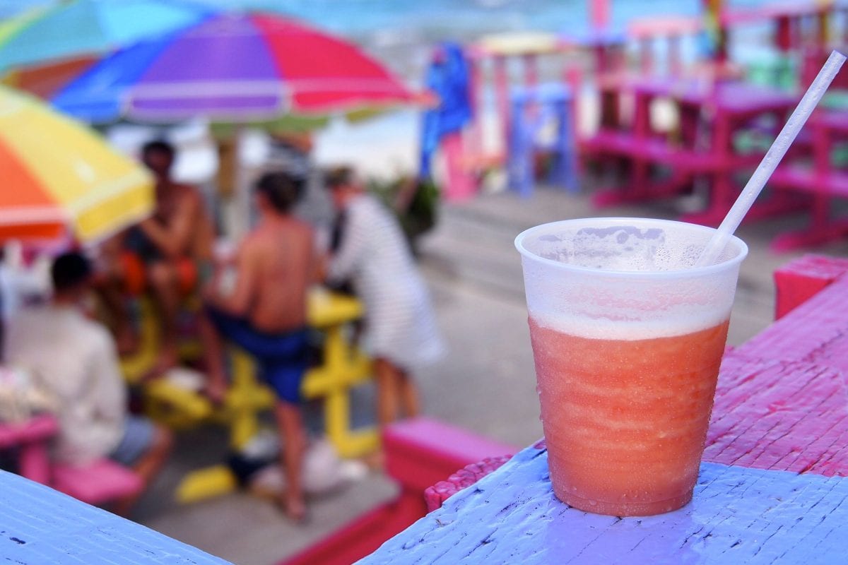 The frozen Nipper I enjoyed at Nipper's Bahamas