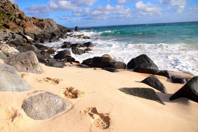 Secret Beach Footprints | SBPR