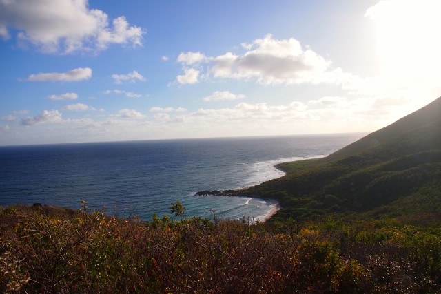 Looking down on Baie de Petite Cayes, St. Martin | SBPR