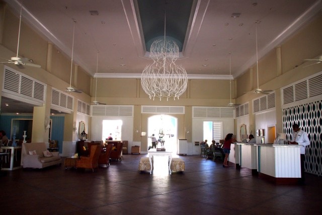 Reception hall at Riu Palace Resort St. Martin | SBPR