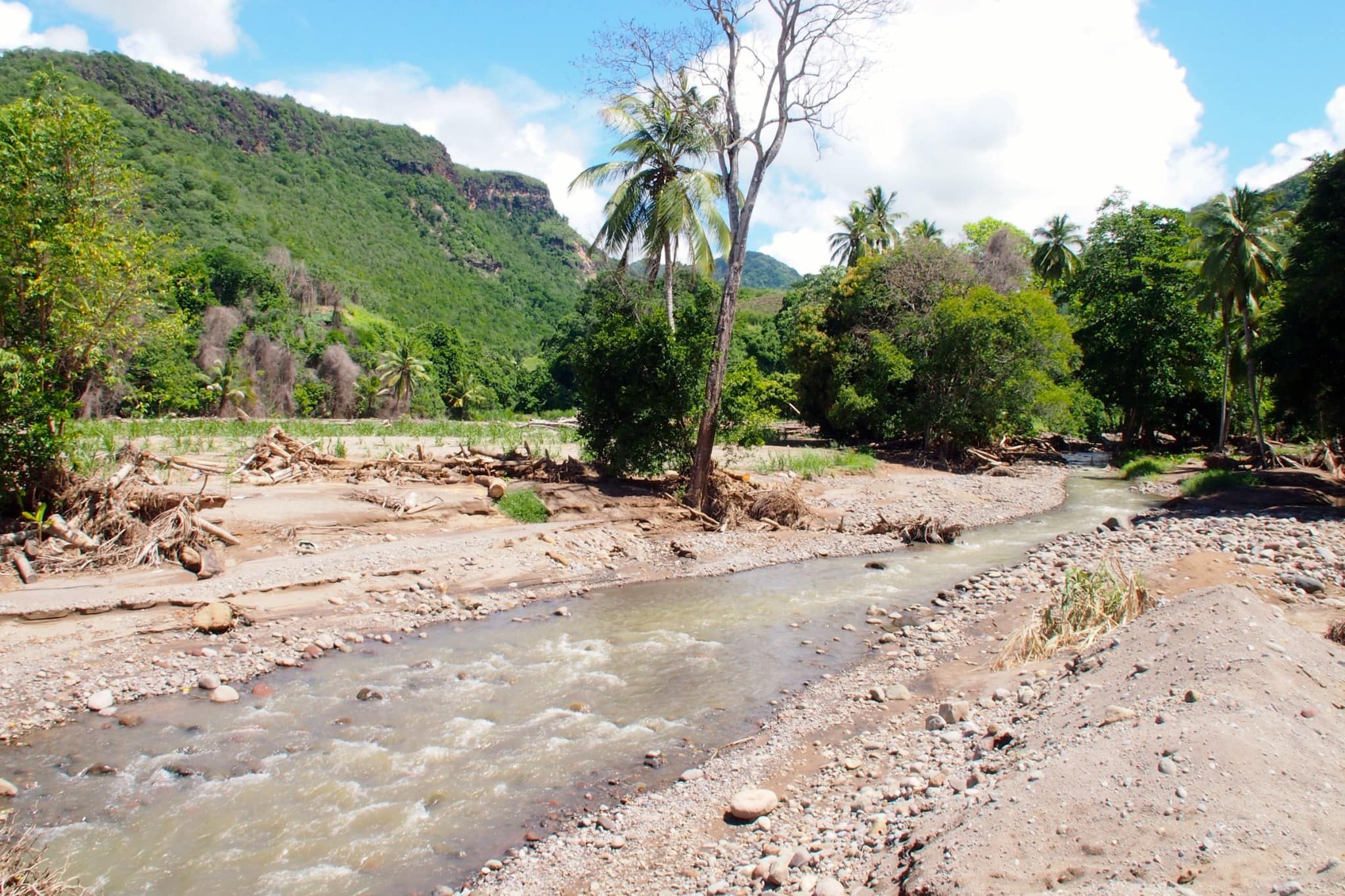 Macoucherie River, much calmer without T.S. Erika | SBPR