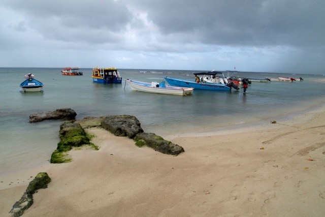 Moored in the rain at Crown Point, Tobago | SBPR