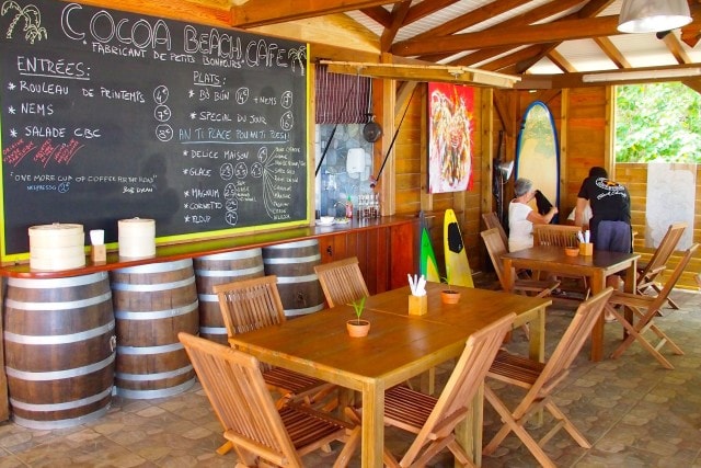 Inside Cocoa Beach Cafe, Martinique | SBPR