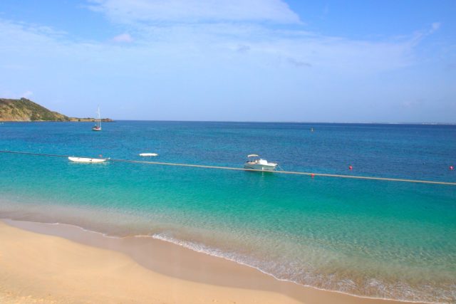 Clear view of the beach from my room at Le Temps des Cerises, St. Martin | SBPR