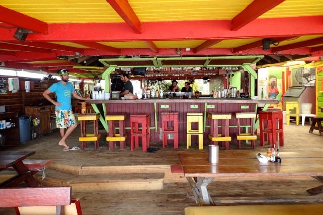 Inside Calmos Cafe, Grand Case, St. Martin | SBPR