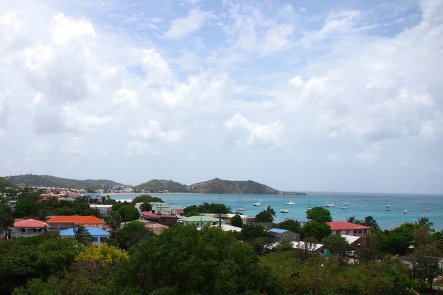 View from my room at Hotel L'Esplanade in Grand Case, Saint Martin | SBPR