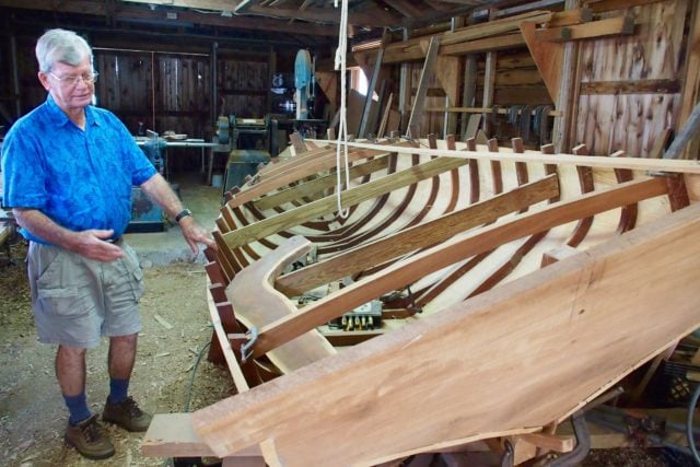 Joe Albury, hard at work continuing The Bahamas' most storied boat-building tradition | SBPR