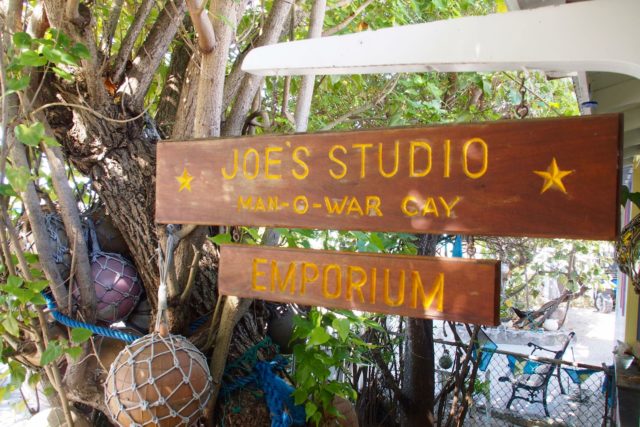 Joe's Studio entrance sign | SBPR