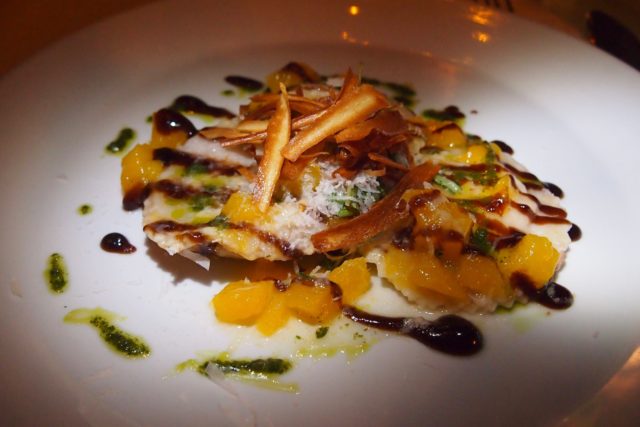 Smoked Duck Ravioli at Amuse Sunset Restaurant, Aruba | SBPR