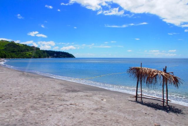 Silvery sands of Mero Beach, Dominica | SBPR