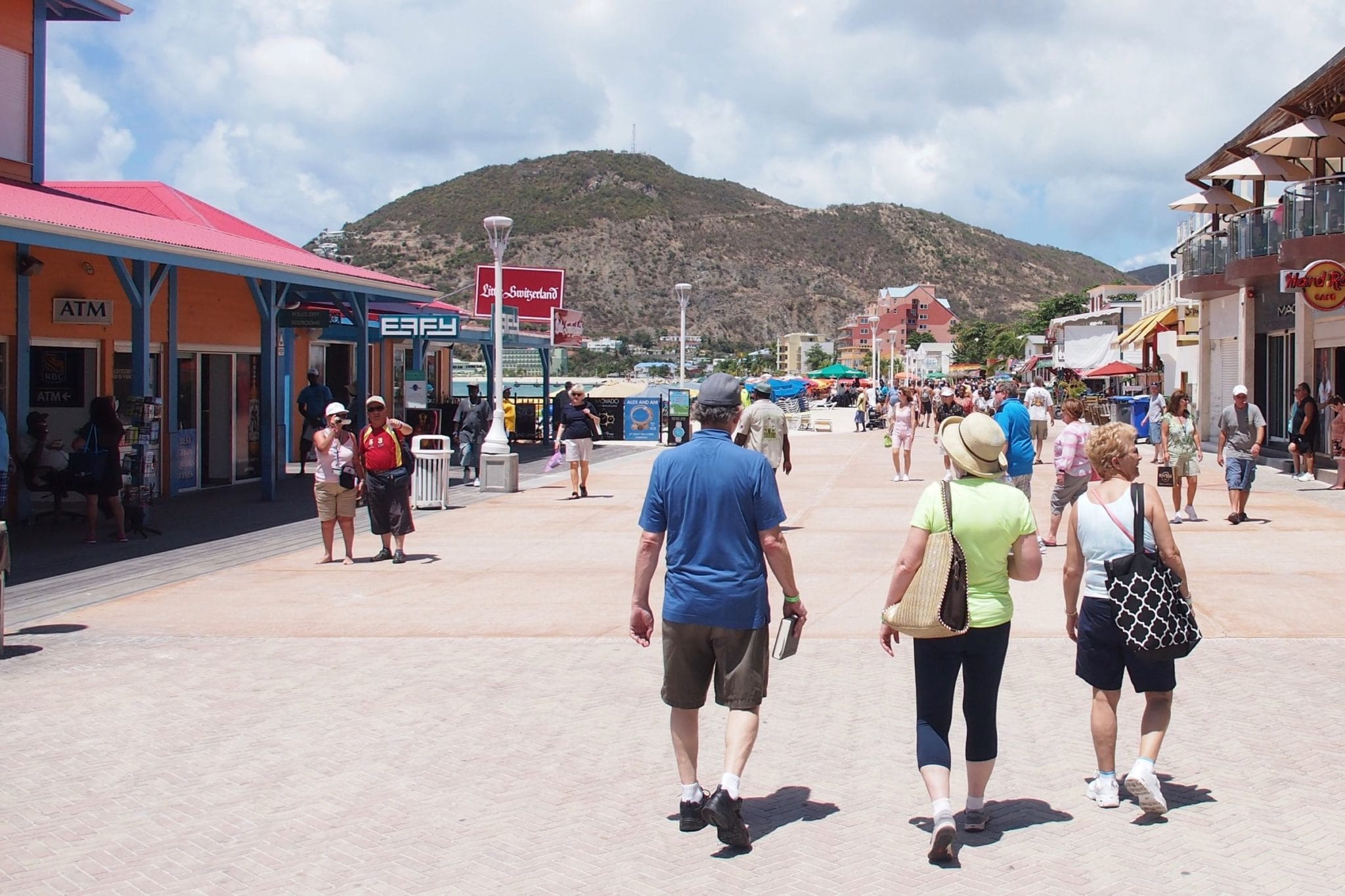 Strolling Along Captain Hodge Wharf in Philipsburg, St. Maarten | SBPR