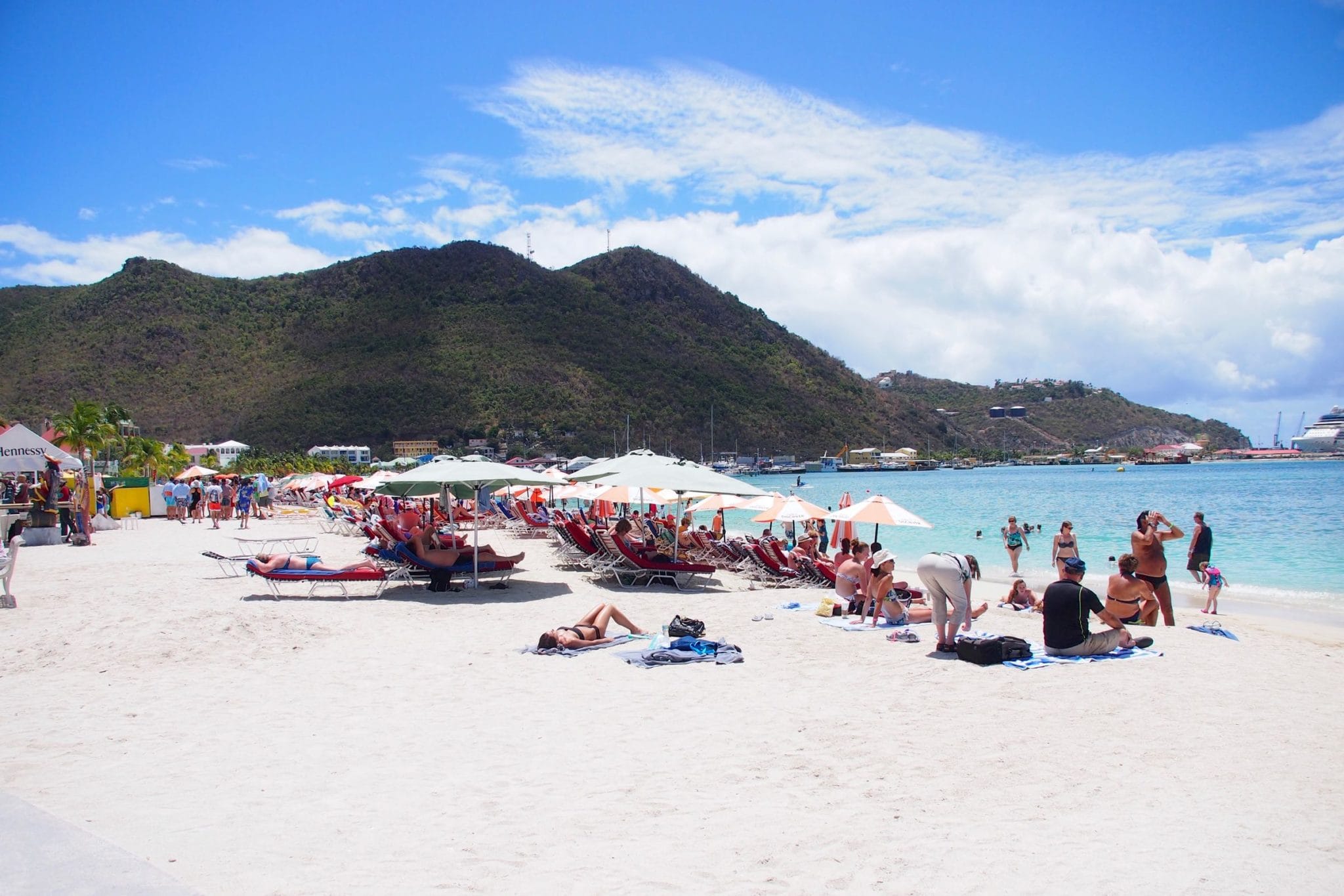 On the beach in Philipsburg, St. Maarten | SBPR