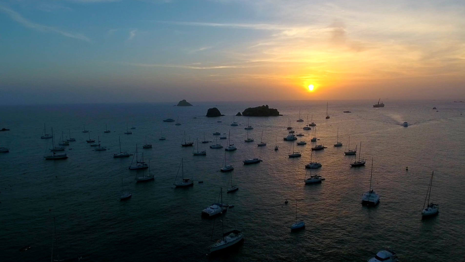 Sunset over St. Barths