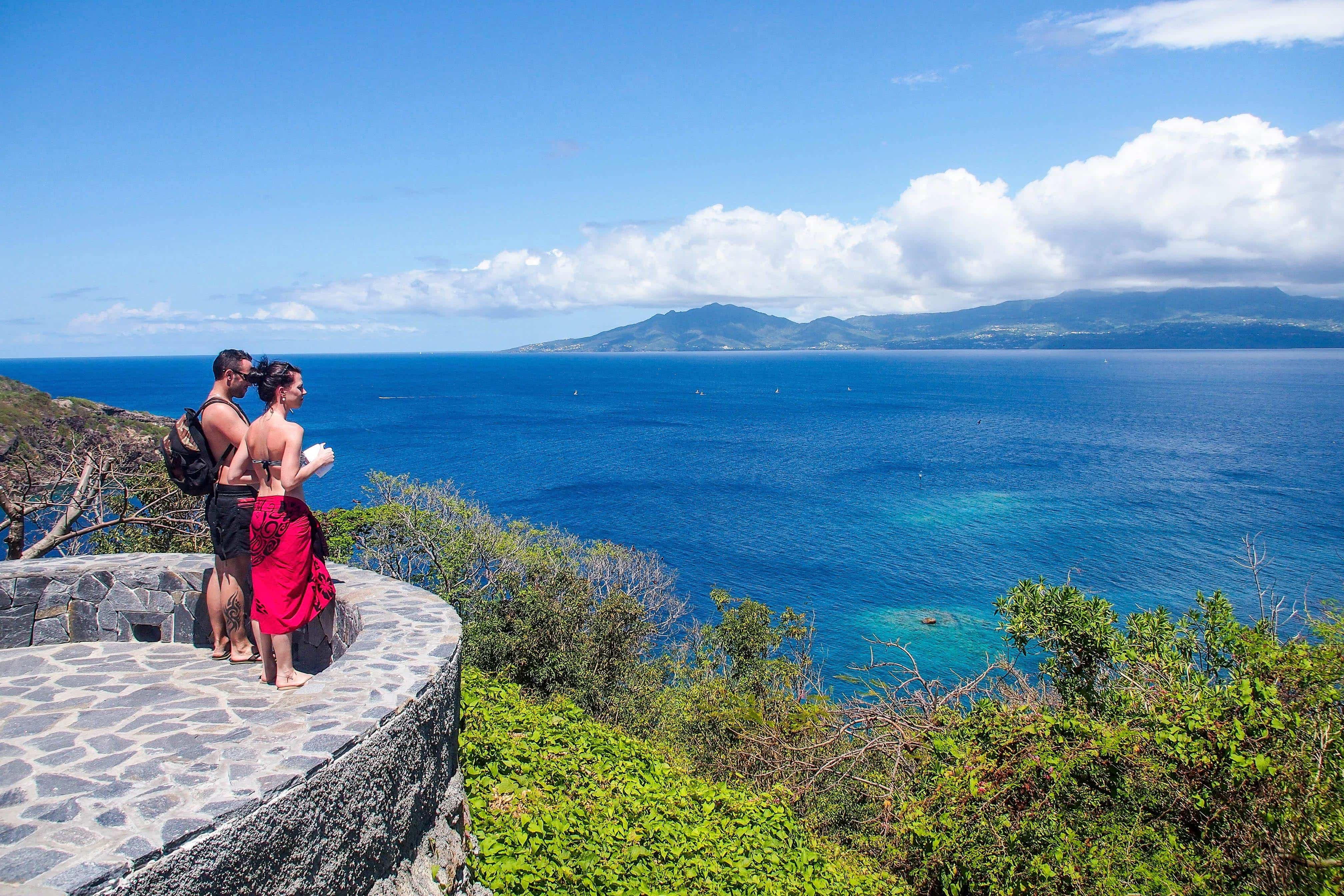 Gazing at Basse-Terre, Guadeloupe