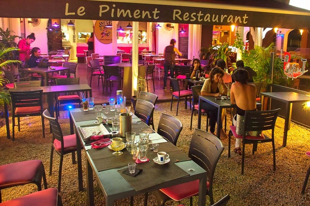 The best restaurant on Orient Bay, SXM – Le Piment