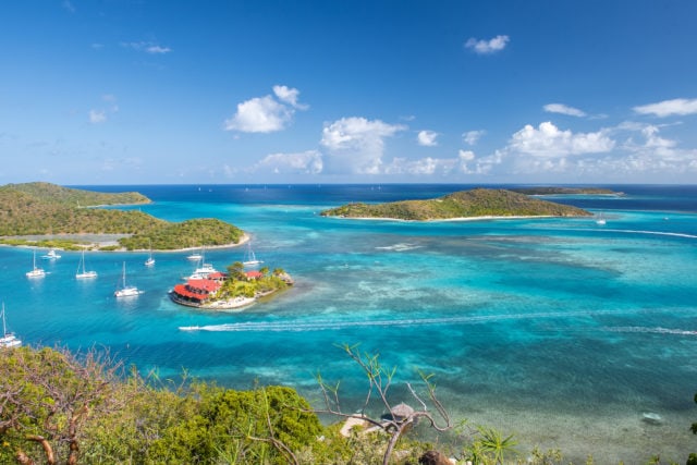 British Virgin Islands Hiking Guy's Trail by Patrick Bennett