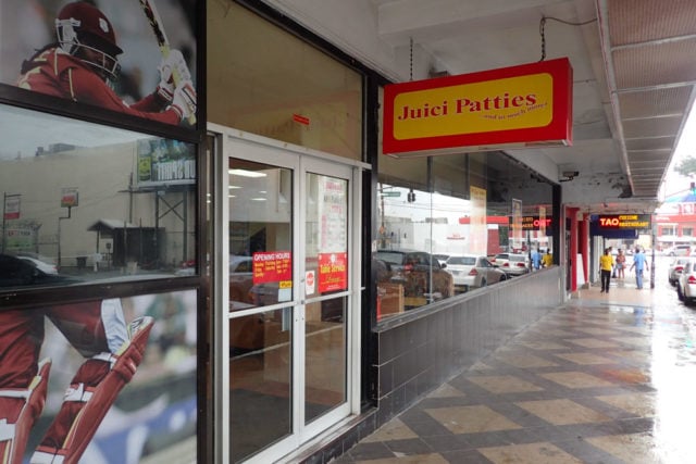 Juici Patties storefront in New Kingston