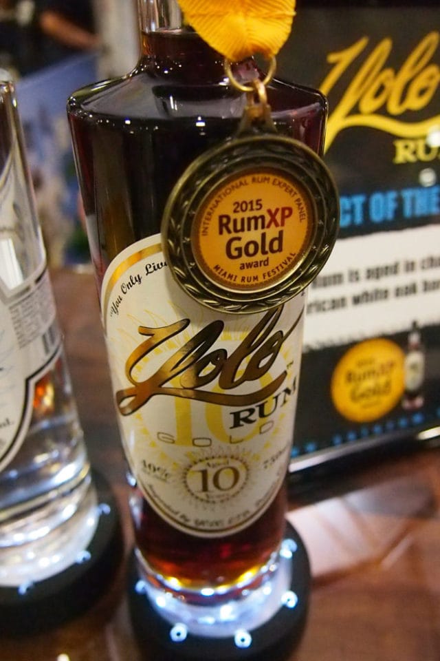 Yolo Gold, Gold Medal Winner, 2015 Miami Rum Renaissance Festival