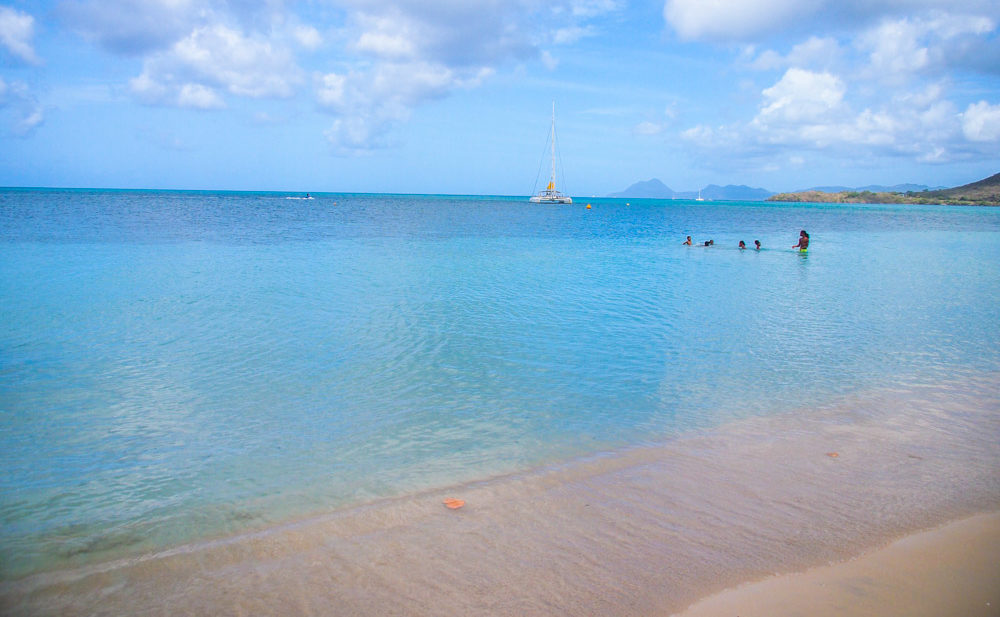 Sunday by the sea in Martinique