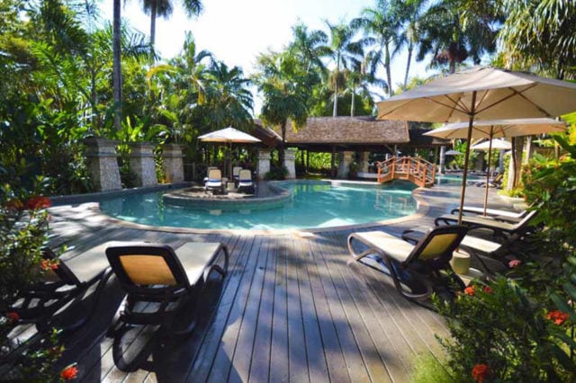 Cool Pool at Sunset At The Palms in Negril, Jamaica