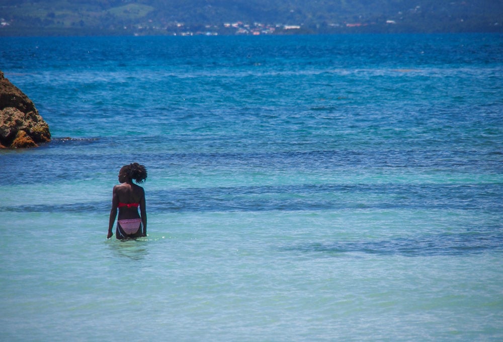 Wading About Le Gosier, Guadeloupe