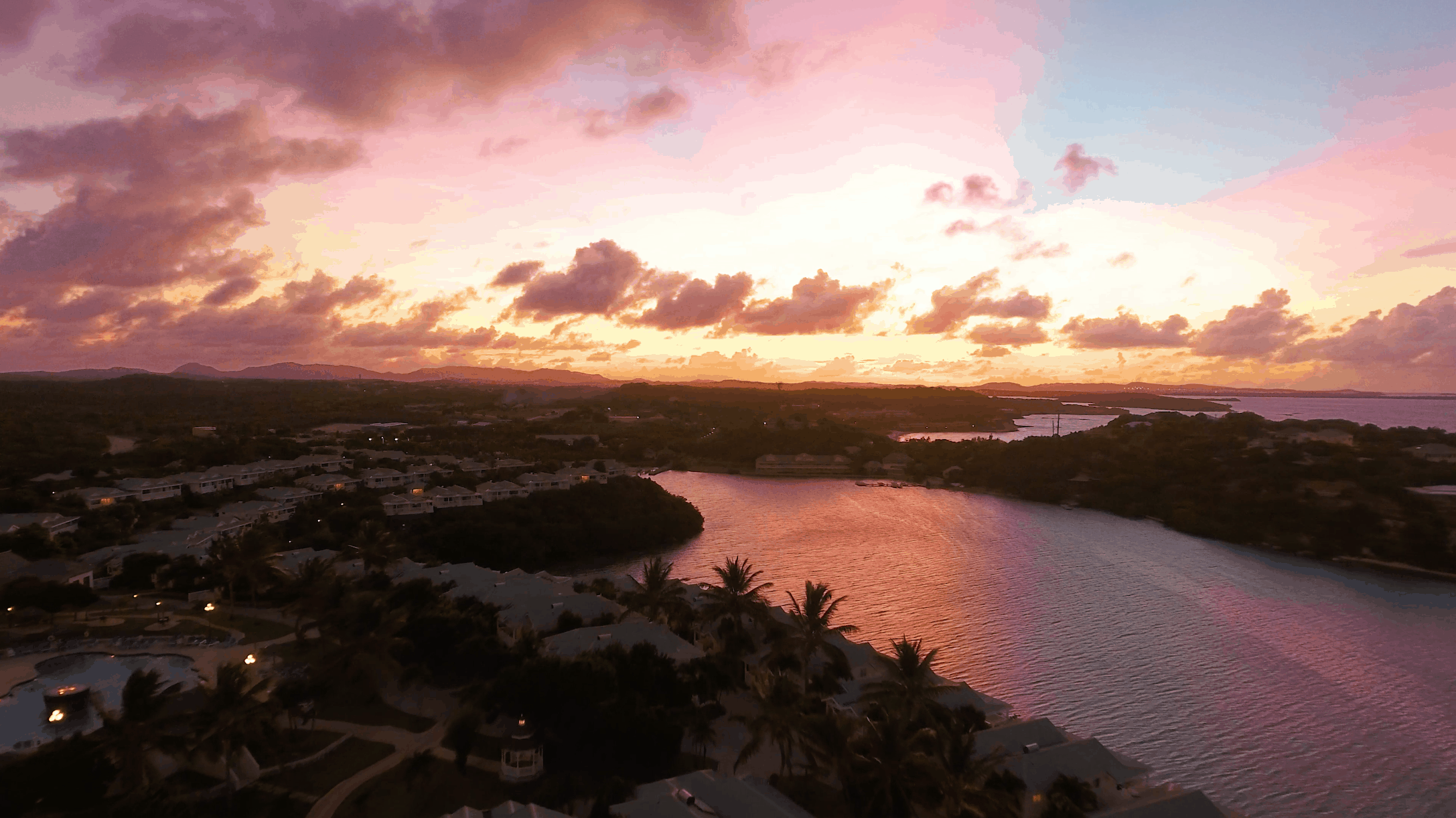 Sunset Over Verandah Resort Antigua
