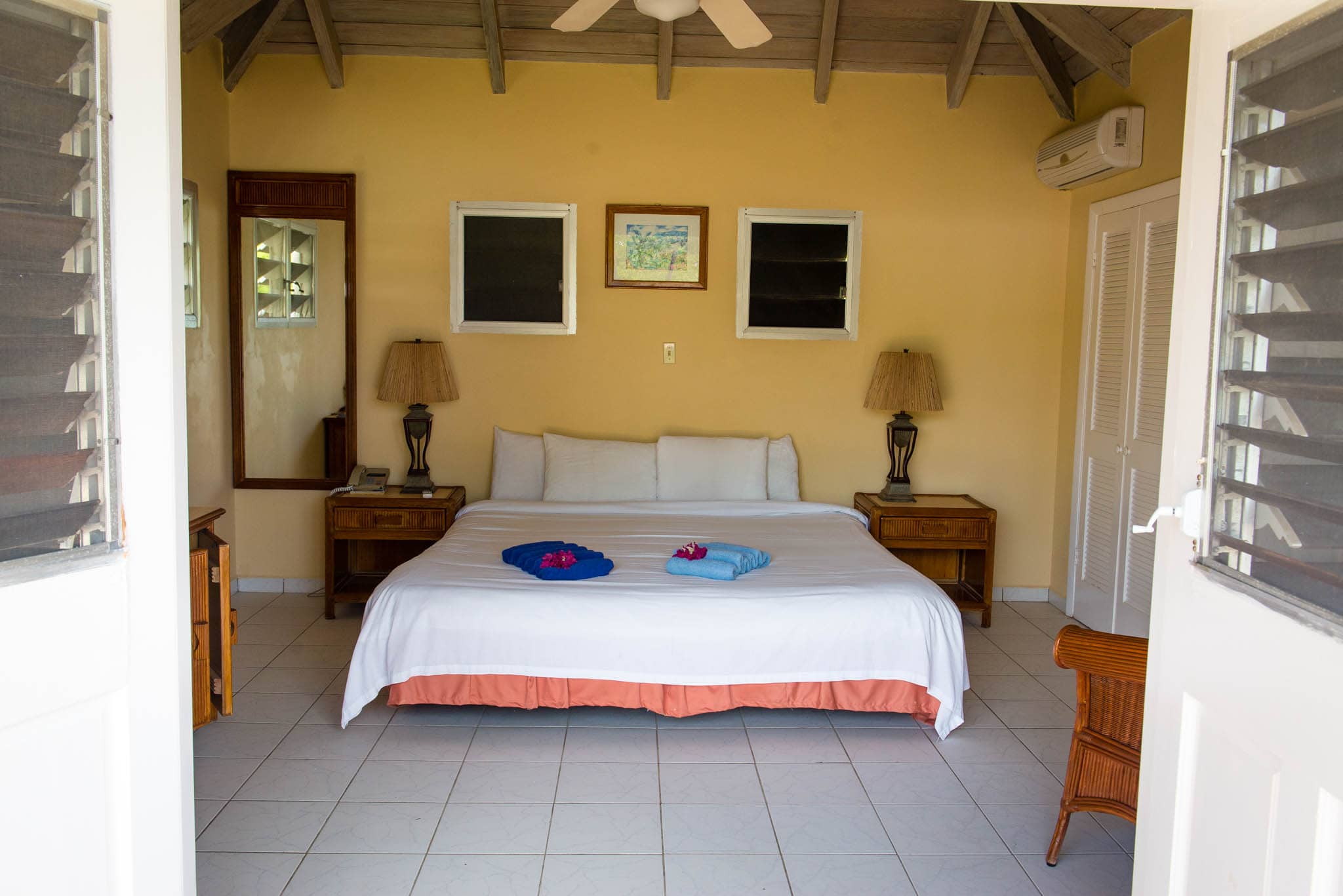 Quaint and comfortable rooms give you that real island feel.