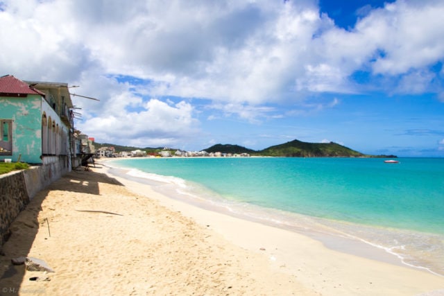 Still gorgeous Grand Case, St. Martin post Hurricane Irma