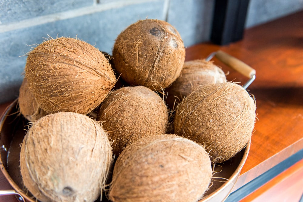 St. Kitts coconuts from The Caribbean Farmer