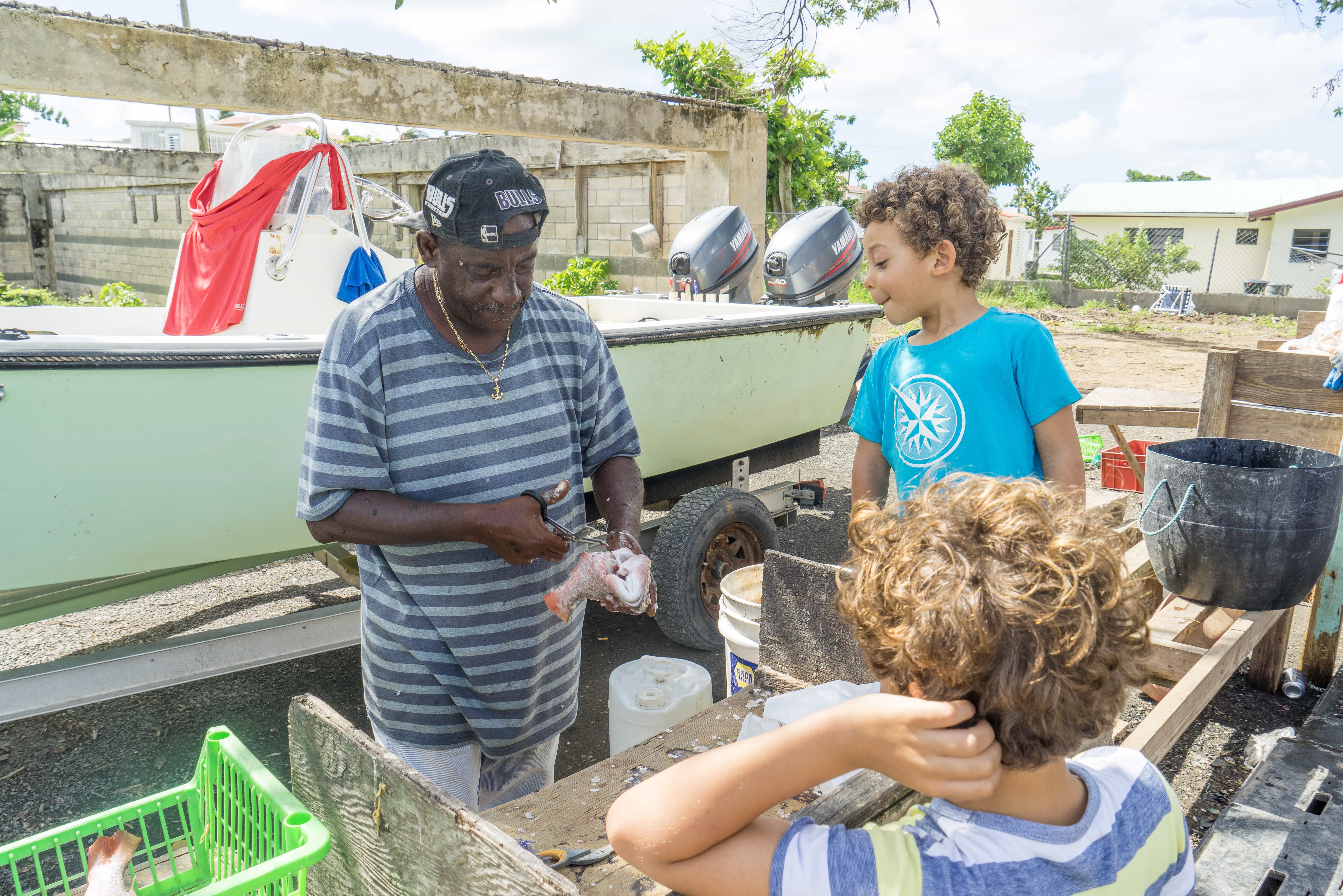 St Croix - Fish Market by Patrick Bennett