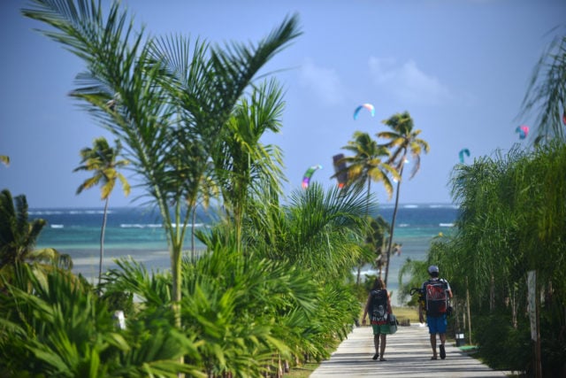 This way to fun at Village de la Pointe, Martinique