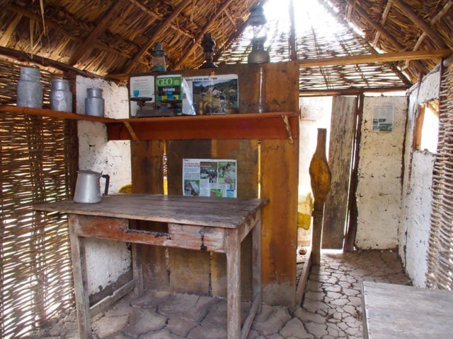 Inside a shack at La Savane des Esclaves, Martinique | SBPR