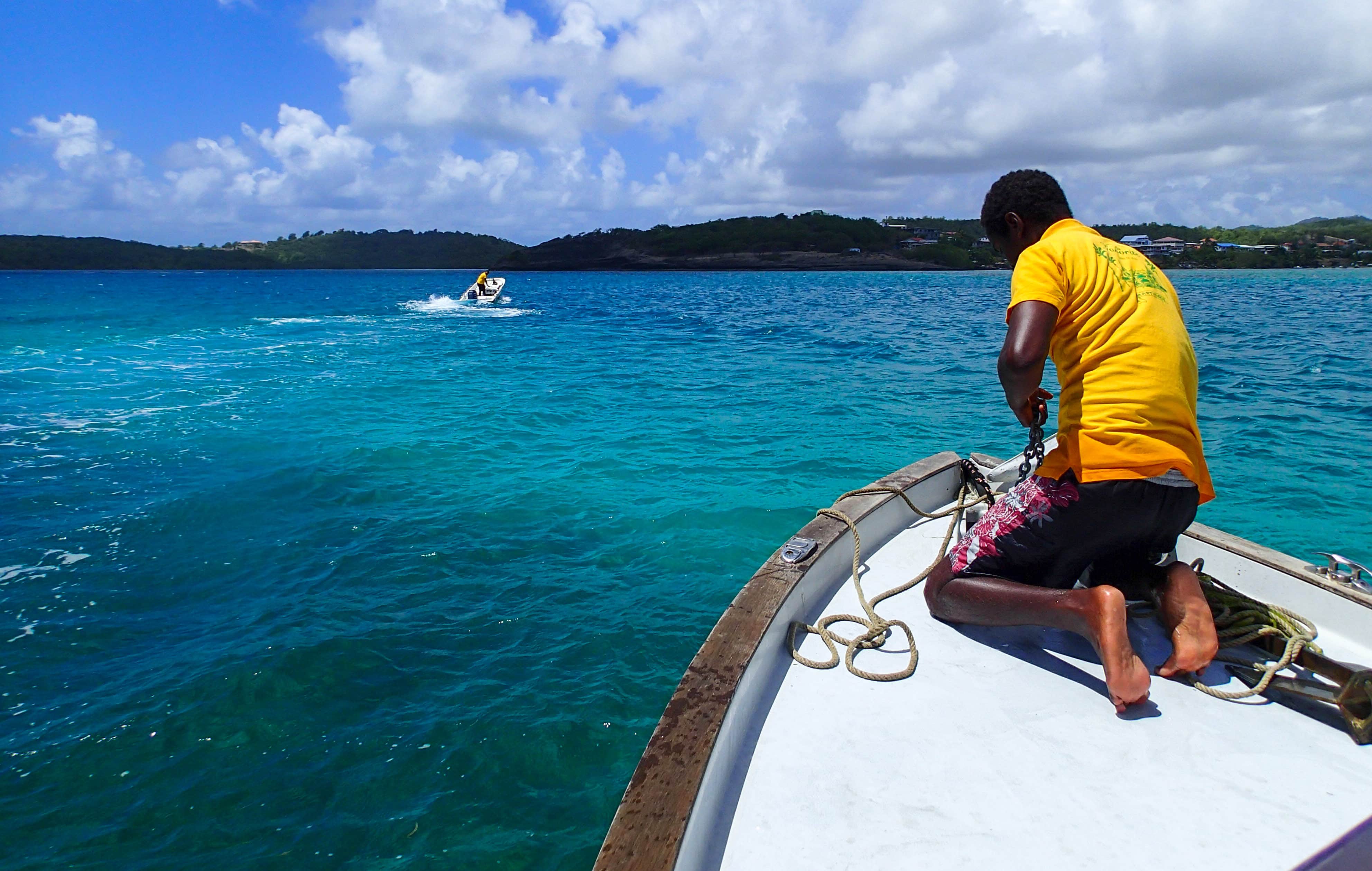 Dropping anchor in La Baie du Robert, Martinique | SBPR