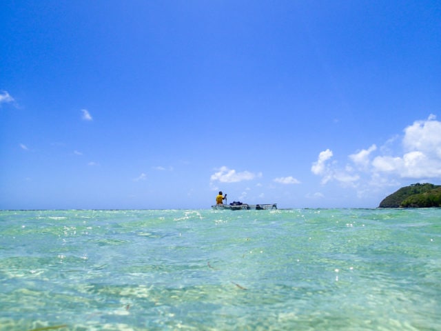 Clear-hull Kayaking Through La Baie du Robert, Martinique | SBPR