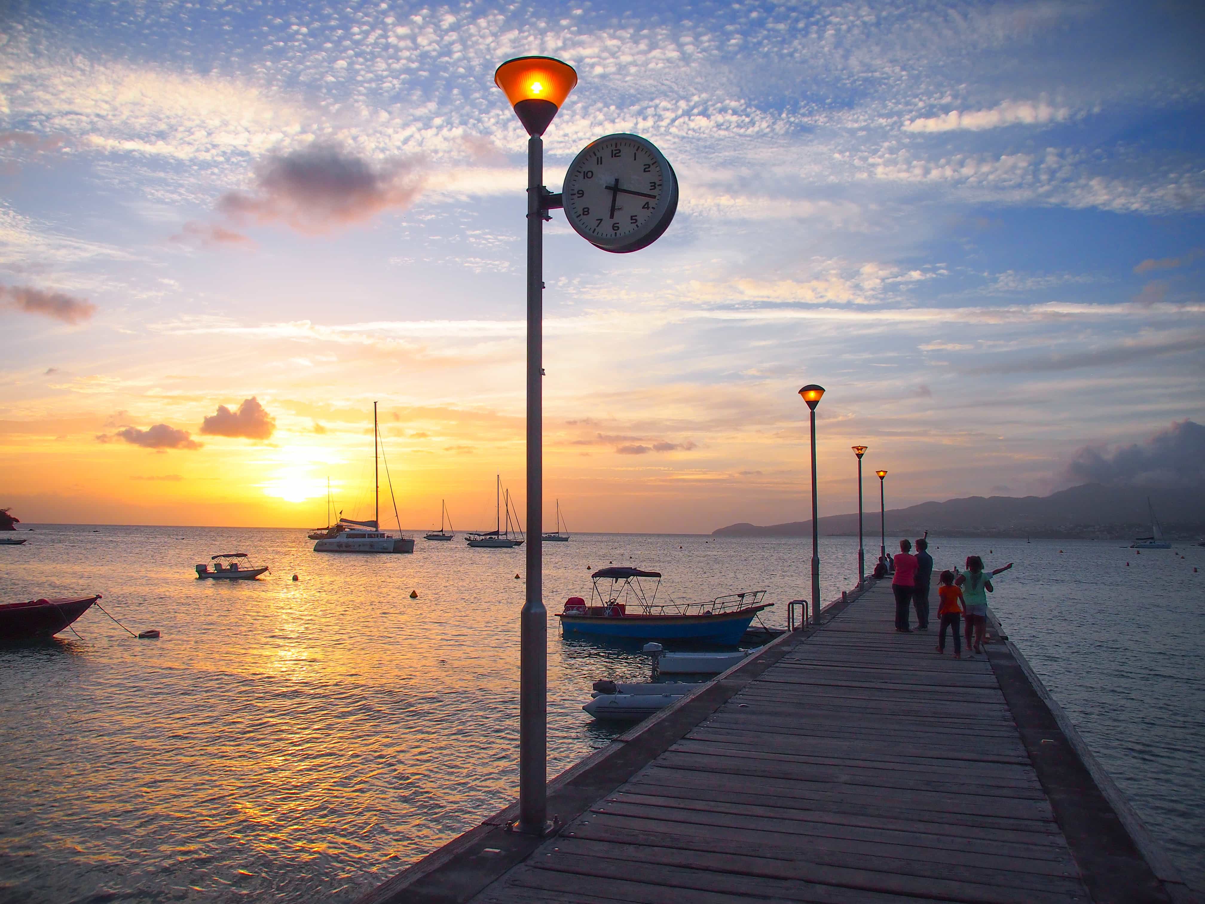 Sunset on Anse Mitan, Martinique | SBPR