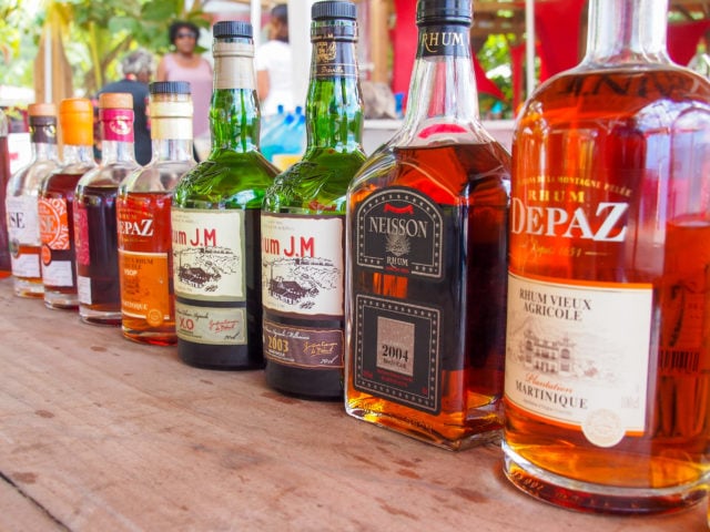 Rhum agricole on the beach in Martinique | SBPR