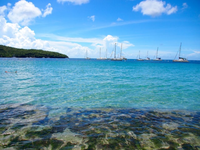 At anchor off Anse-d'Arlet, Martinique | SBPR