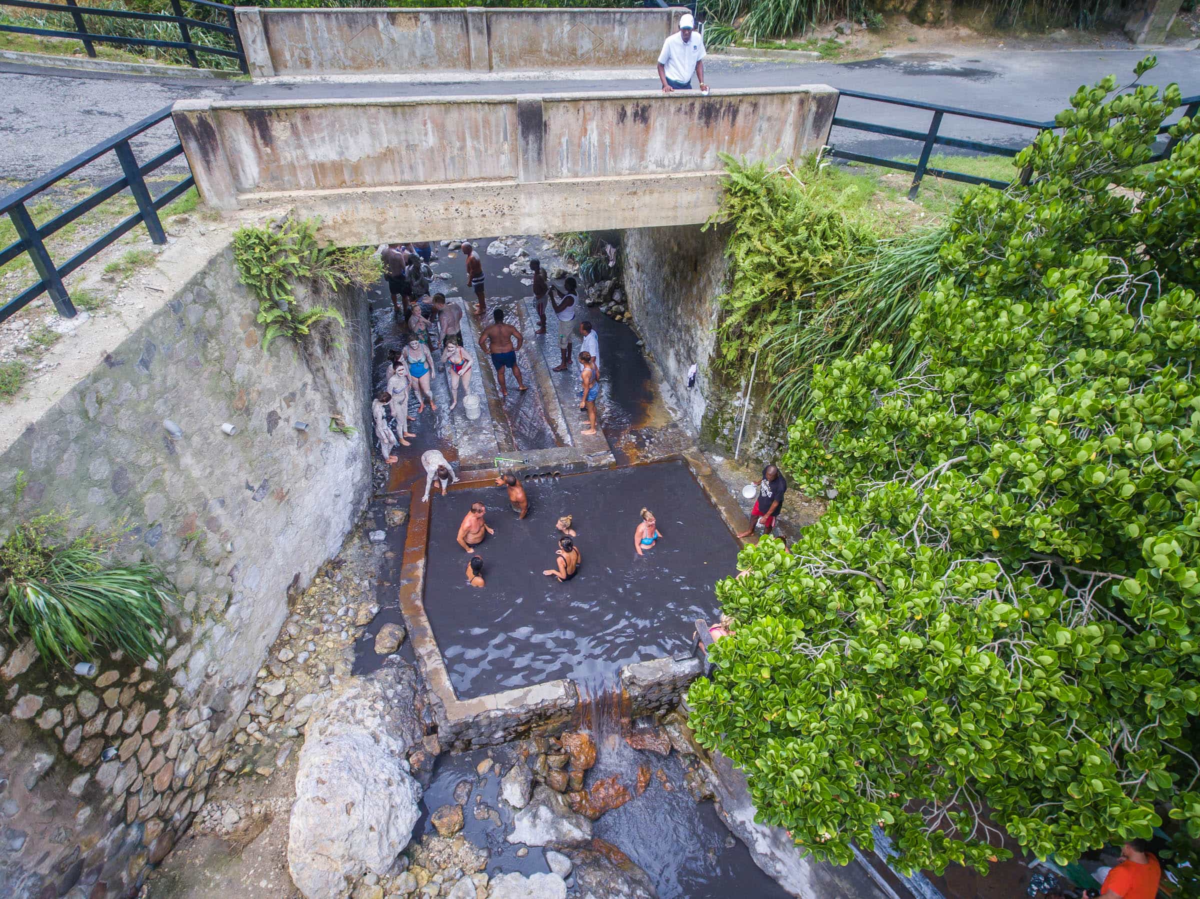 Sulfur Springs National Park in Soufriere